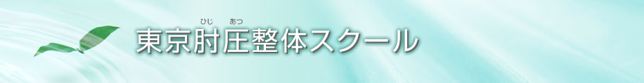 東京肘圧整体スクール